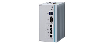Máy tính nhúng DIN-rail ICO320-83C / Intel Celeron N3350 / 2 COM / 1 CAN / 4 PoE LAN